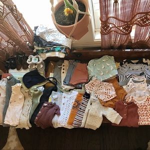 Baby Boy Neutral Bundle NB 0-3 3-6 6-12